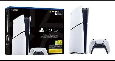 Sony PlayStation 5 Digital Edition 825 GB Wifi Zwart, Wit