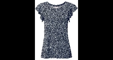 Shirt met volantmouwen