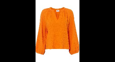 Oversized blouse van mousseline