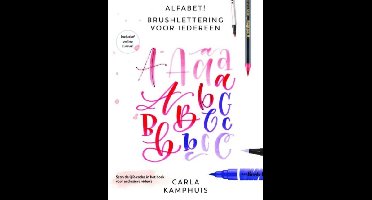 Alfabet! Brushlettering voor iedereen - Carla Kamphuis - ebook