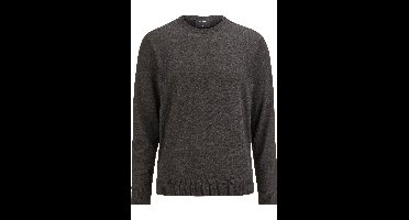 OLYMP SIGNATURE Casual Regular Fit Trui ronde hals antraciet, Effen