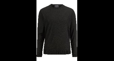 OLYMP SIGNATURE Casual Regular Fit Trui ronde hals zwart, Effen