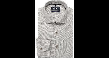 OLYMP SIGNATURE Casual Tailored Fit Overhemd lichtgrijs, Faux-uni