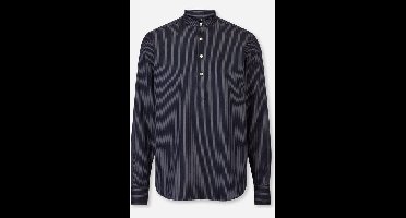 OLYMP SIGNATURE Casual Tailored Fit Overhemd nachtblauw, Effen