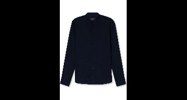 OLYMP SIGNATURE Casual Tailored Fit Linnen Overhemd blauw, Faux-uni