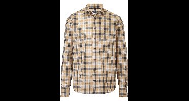 OLYMP SIGNATURE Casual Tailored Fit Overhemd natuurlijk, Ruit