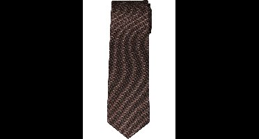 OLYMP SIGNATURE Stropdas bruin, Motief