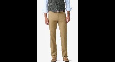 Meyer New York Modern Fit Chino bruin, Effen
