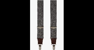 Profuomo Bretels grijs, Effen
