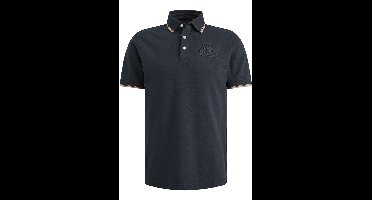 PME Legend Regular Fit Polo shirt Korte mouw donkergrijs