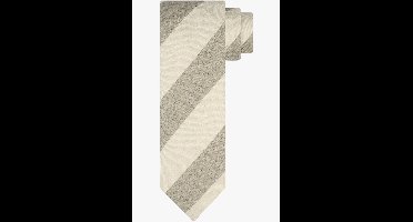 Profuomo Stropdas beige, Gestreept