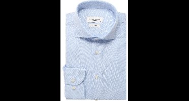 Profuomo Slim Fit Overhemd blauw, Effen