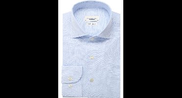 Profuomo Slim Fit Overhemd blauw, Effen