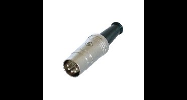 Connector DIN Male Zilver