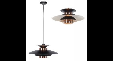 Hanglamp | 50 cm | potenza | E27 | koper zwart | metaal | modern scandinavisch