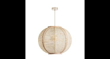 Hanglamp Fabric | Ø 58 cm | Natuurlijke hanglamp met geweven touw en crème details
