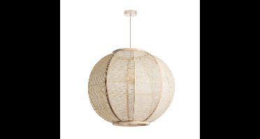 Hanglamp Fabric | Ø 78 cm | Natuurlijke hanglamp met geweven touw en crème details