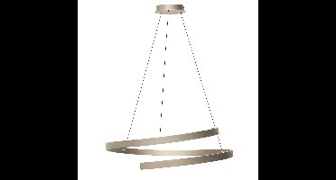 Hanglamp | 80 cm | remona | ingebouwd LED | champagne | metaal | moderne verlichting