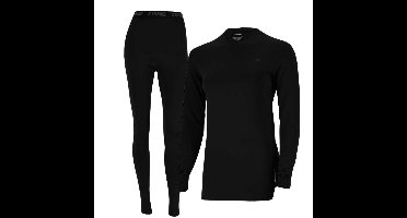 Xtreme Thermoset Dames - Thermoshirt + Thermolegging - Zwart-S