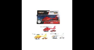Toi Toys Helicopter met metalen auto