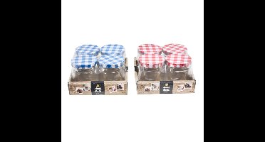 Jampot weckglas 100ml 5,5x6,5cm pak 4 st