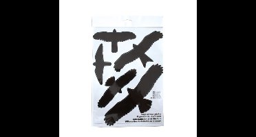 BSI Vogel afweerstickers 5 stuks 14-27cm