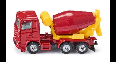 Siku 0813 Cement mixer 8,3cm rood/geel