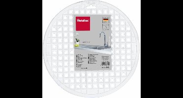 Metaltex Gootsteenmat rond Ø32cm