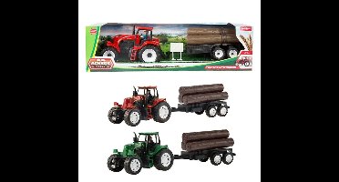 Toi Toys Tractor met aanhanger 44cm
