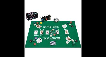 Complete Pokerset met 200 chips