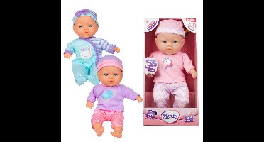 BEAU Zachte babypop 31cm met geluid