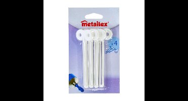 Metaltex tube knijper sleuteltje 4 stuks