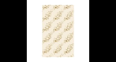 Duni Tafellaken Holiday Star Cream 220cm