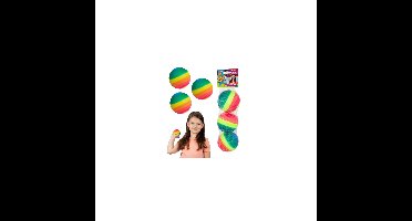 Toi-Toys Regenboogballen 3 stuks 7,5cm