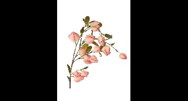 Kunstbloem Physalis roze zijde H94cm