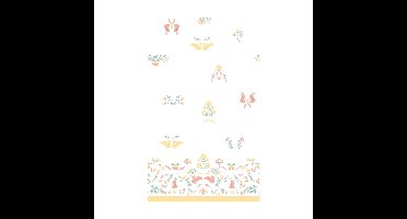 Duni Tafellaken Ornament Easter 138x220c