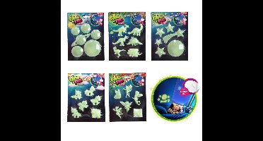 3D stickers Glow in the Dark 5ass