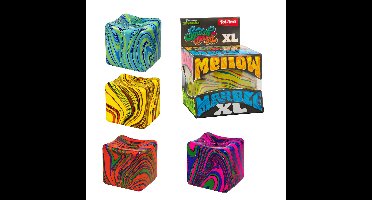 SQUISHDOUGH Knijpkubus MarbleXL 8cm