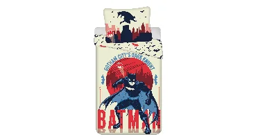 Batman Dekbedovertrek Gotham 140 x 200 cm - katoen -70 x 90 cm