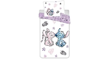 Lilo en Stitch dekbedovertrek Stitch & Angel 140 x 200 cm - 70 x 90 cm - katoen