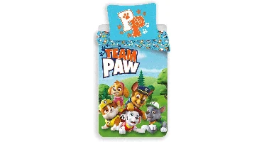 Paw Patrol Team Paw! dekbedovertrek - 140 x 200 cm - kussensloop 70 x 90 cm