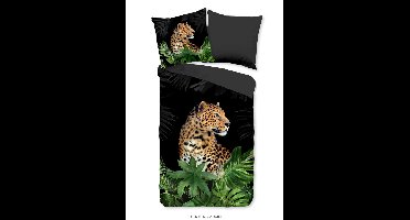 Pure Dekbedovertrek "luipaard" - Zwart - (135x200 cm) - Microfiber