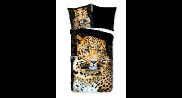 Pure Dekbedovertrek "luipaard" - Zwart - (135x200 cm) - Microfiber