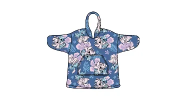 Stitch poncho 3 - 6 jaar - polyester
