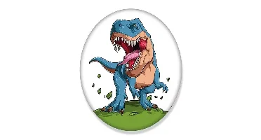 Dinosaurus sierkussen 35cm