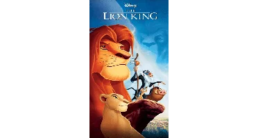 The Lion King Strandlaken Family 70 x 140 cm
