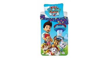 Paw Patrol dekbedovertrek Squad 140 x 200 cm - 70 x 90 cm - Polyester