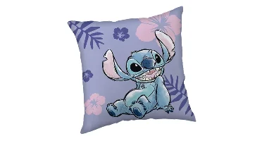 Stitch sierkussen paars 40 x 40 cm