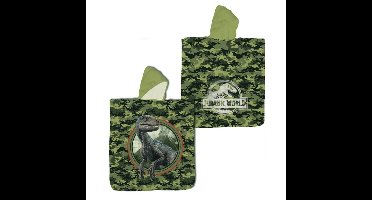 Jurassic World Badponcho - 60 x 120 cm - Katoen