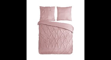 Pure Dekbedovertrek "Elegance" - Roze - (200x220 cm) - 100% Polyester